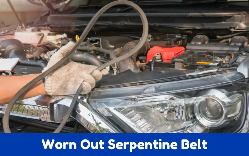 Worn Out Serpentine Belt